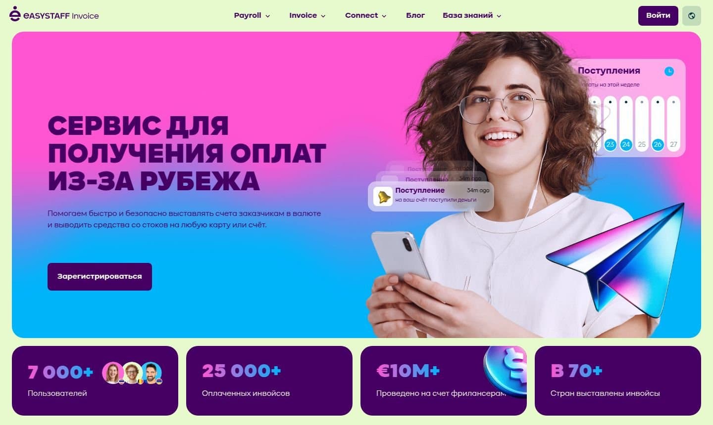 Сервис для оплаты из-за рубежа