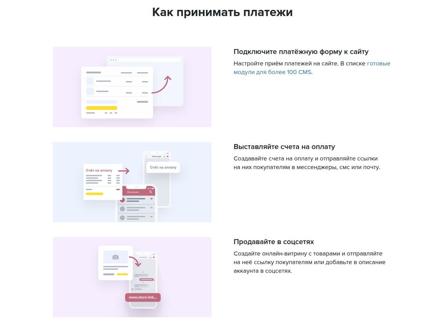 Как принимать платежи
