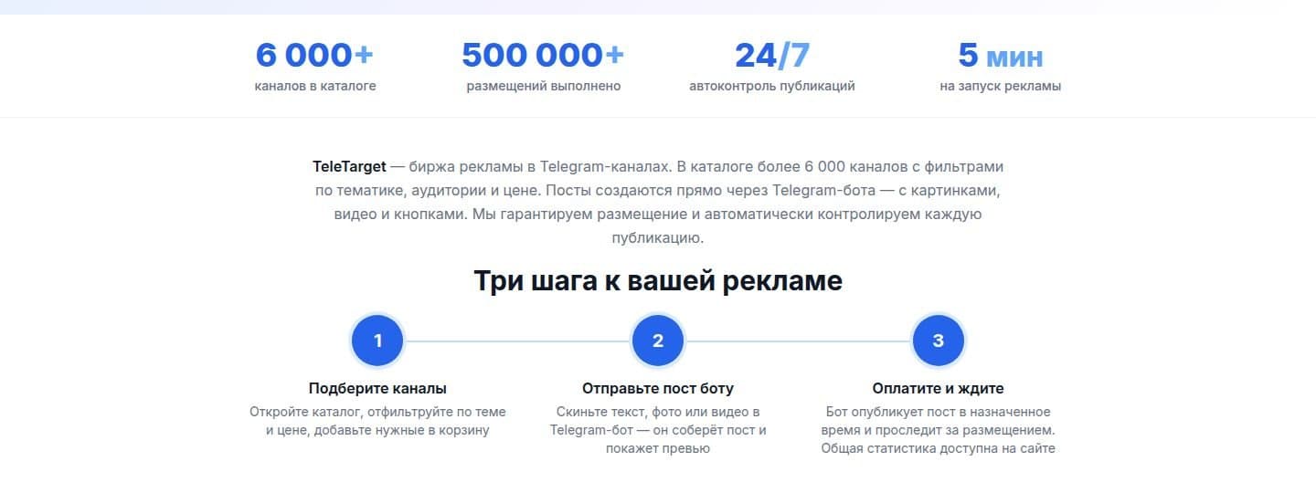 Три шага к размещению