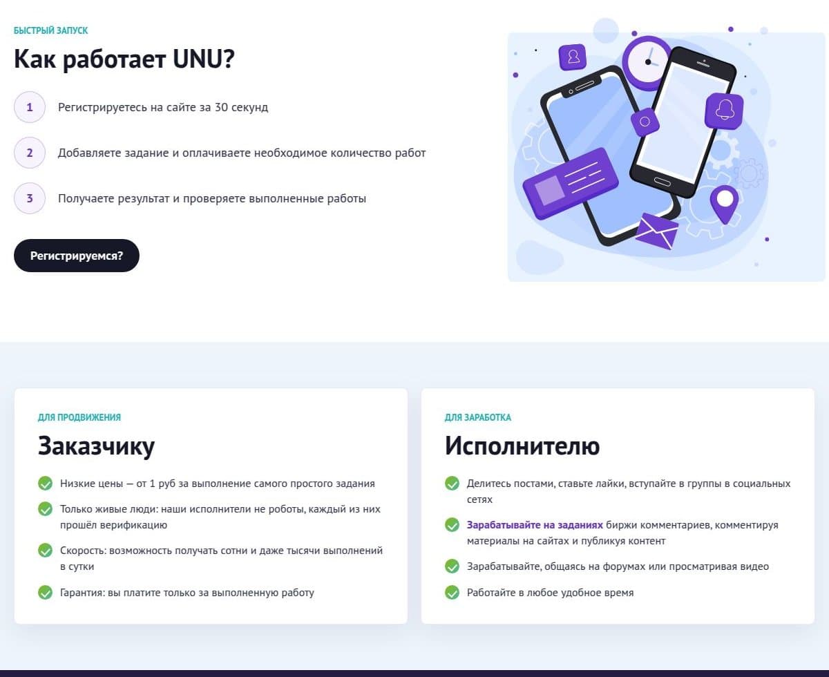 Как работает биржа для заказчика и исполнителя